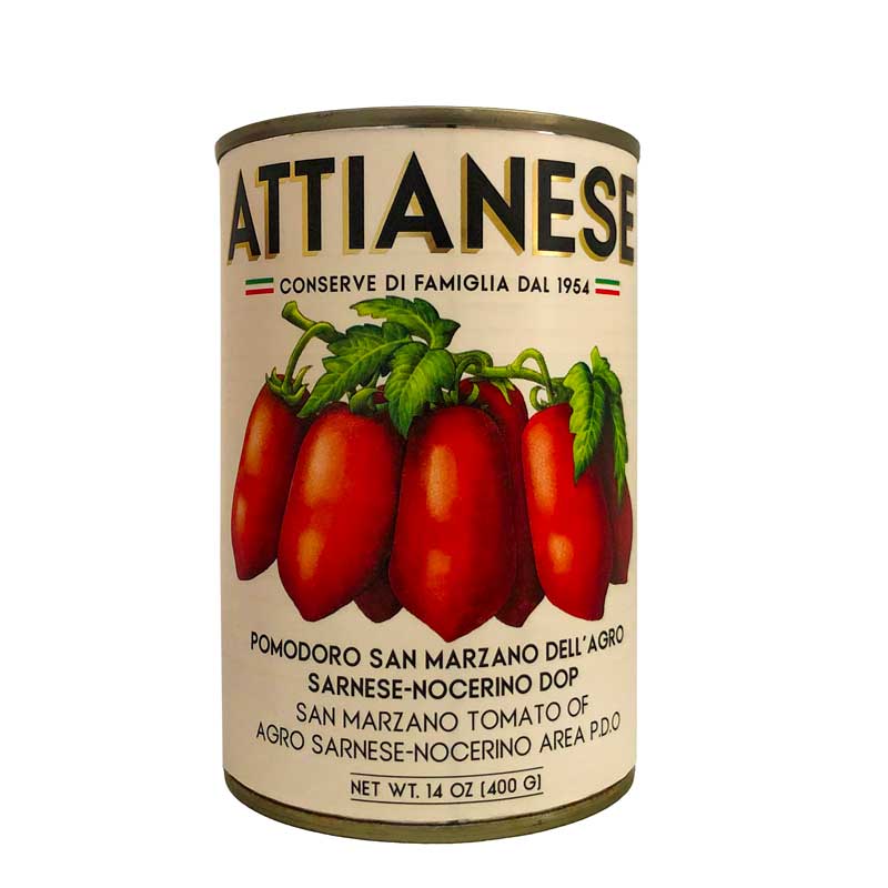 Attianese DOP San Marzano Peeled Plum Tomatoes 400g
