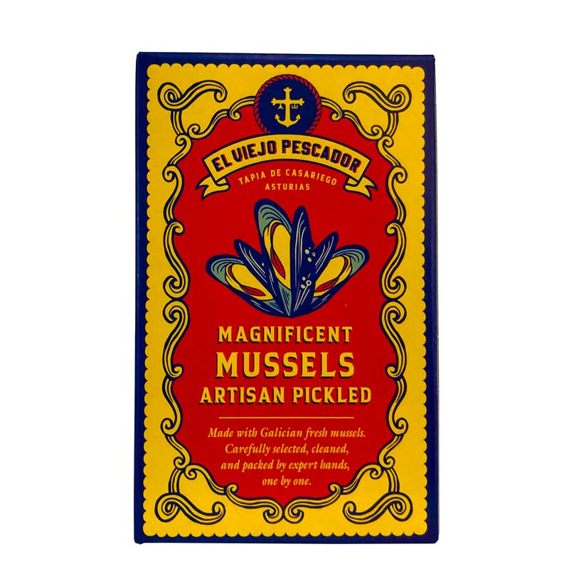 El Viejo Pescador Magnficent Mussels Artisan Pickled 120g