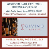 Friday 27th November 12.15pm - Givino Christmas Wine Talk - FREE