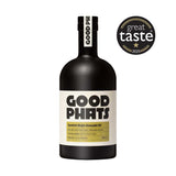Black Glass Bottle of Good Phats Spanish Virgin Avocado Oil 500ml on a white background