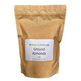 Somerset Foodie Ground Almonds packed in a brown Kraft bag with a label on a white background