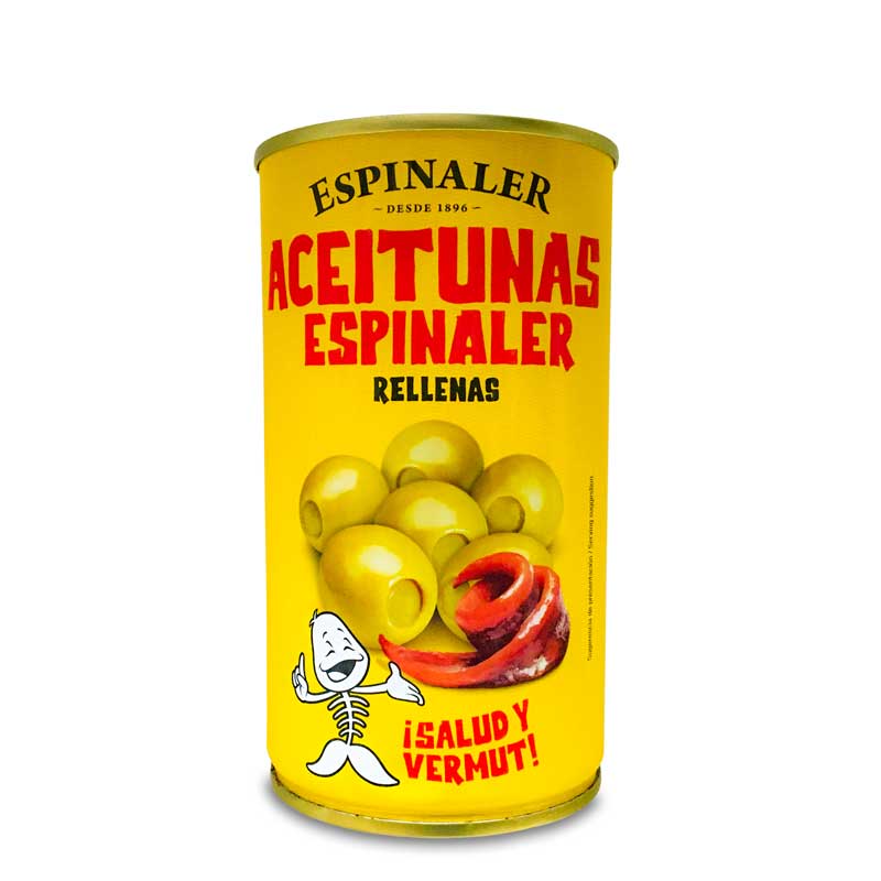 Espinaler Green Olives Stuffed with Anchovy