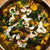 Chermoula Lamb with Potatoes, Chickpeas, Kale & Schug/Zhoug