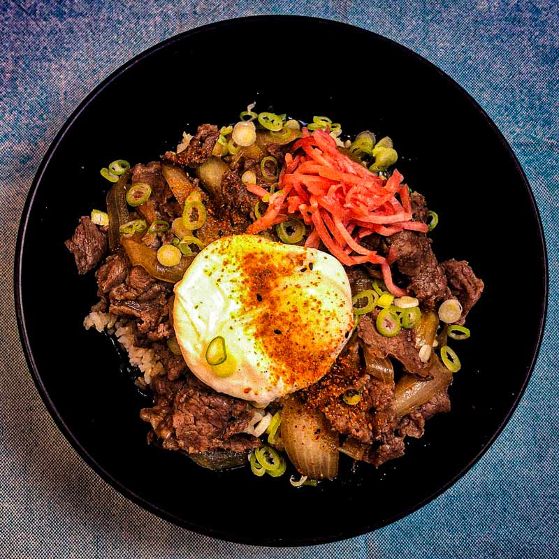 Japanese Gyudon - Beef Rice Bowl