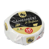 Camembert di Bufala cheese wheel with 3B Lette branding on a white background