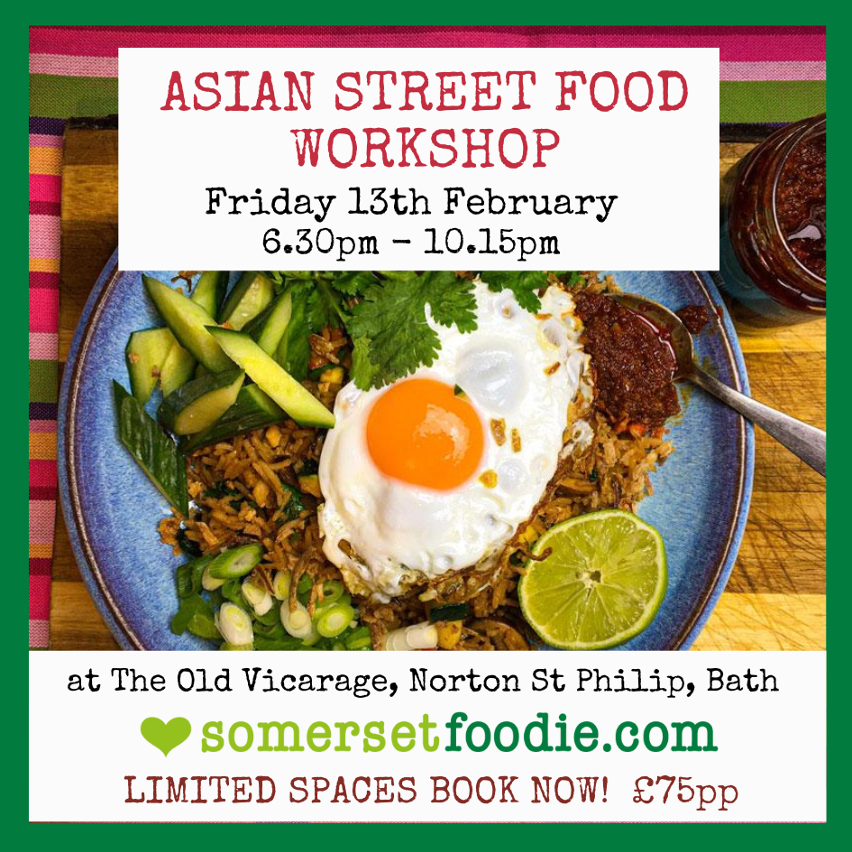 Asian Street Food Workshop, Friday 13th February 2026 6.30-10pm