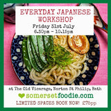 Japanese Cooking class - Somerset Foodie July 2026