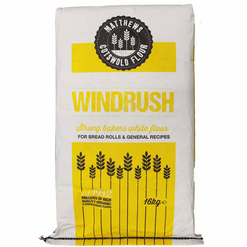 FWP Matthews Cotswold Flour Windrush Strong Bakers White Flour 16kg