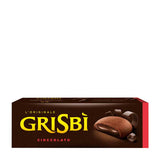 Box of Grisbi Italian Chocolate Biscuits on a white background