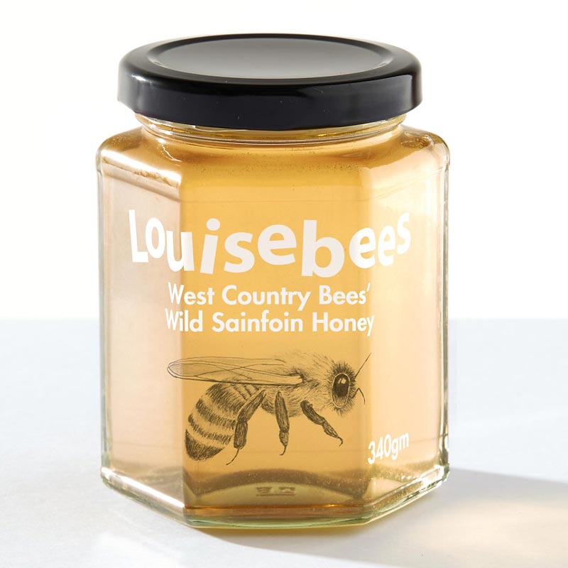 Louise Bees West Country Wild Sainfoin Honey, 340g