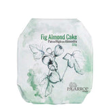 A Paiarrop Fig and Almond Cake or Pan de Higo con Almendra on a white background.