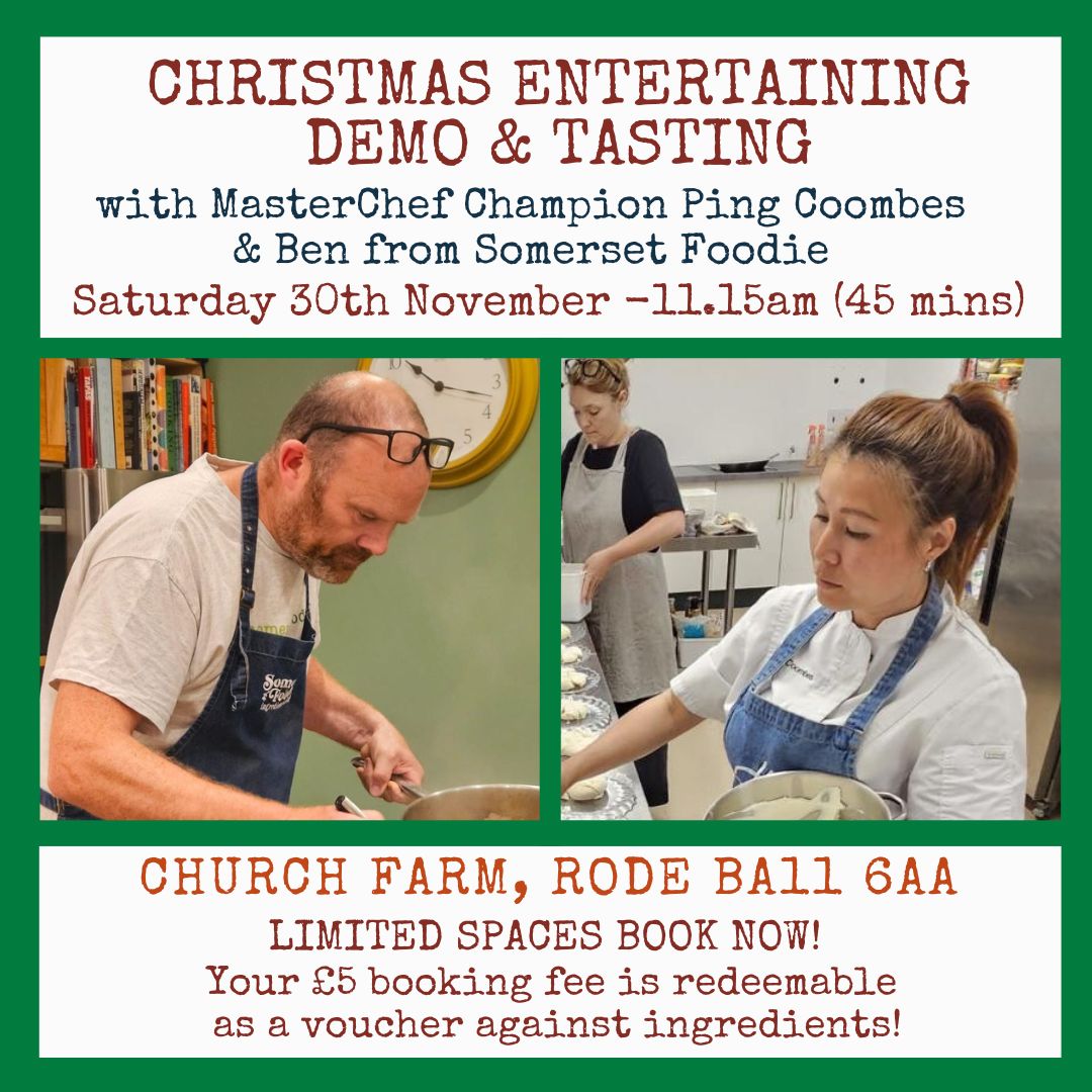 Christmas Entertaining Demo & Tasting - Saturday 30th November 11.15am