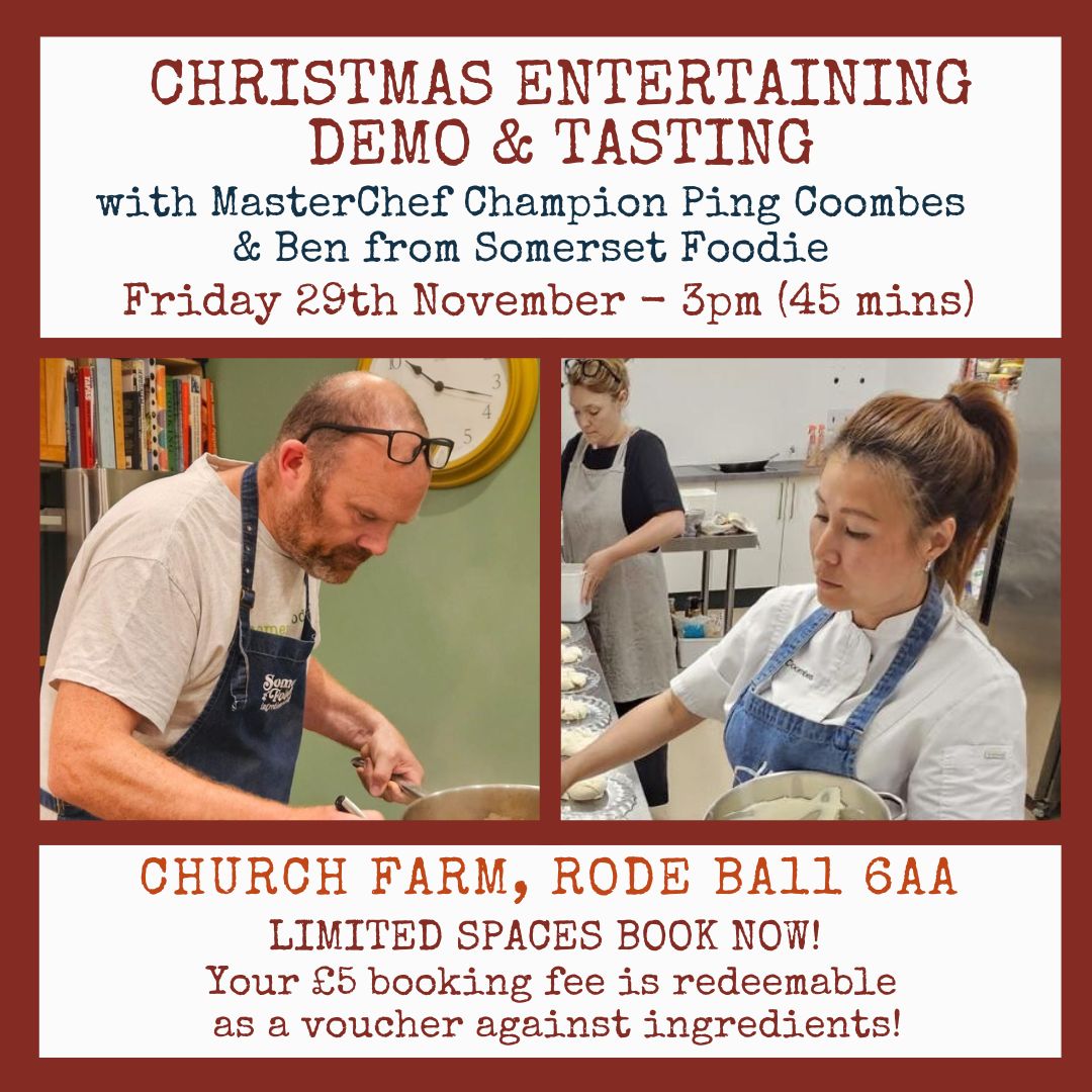 Christmas Entertaining Demo & Tasting - Friday 29th November 3pm