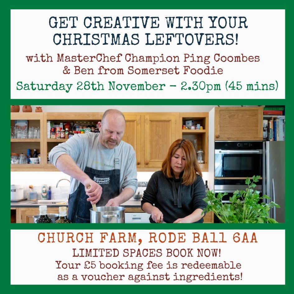 Saturday 28th November 2.30pm Ping and Ben - Cooking Demo