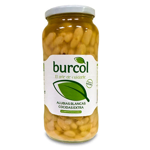 Burcol Jars of Cooked Spanish White Beans, 560g 