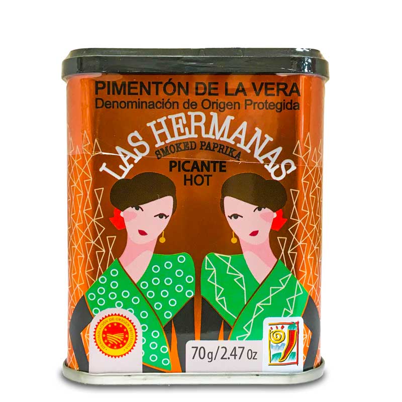 Las Hermanas Smoked Paprika Hot, 70g