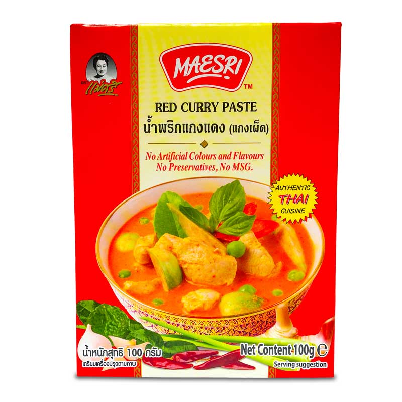 Maesri Thai Red Curry Paste 100g