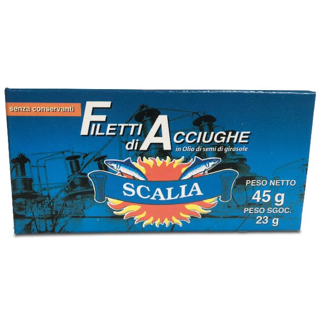 Scalia Anchovy Fillets 45g